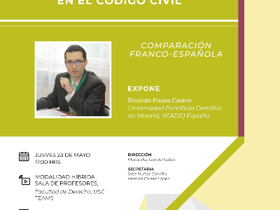 Cartel seminario Ricardo pazos mayo 2024